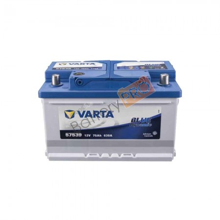 แบตเตอรี่ VARTA รุ่น DIN75 (LBN3-57539) Blue Dynamic
